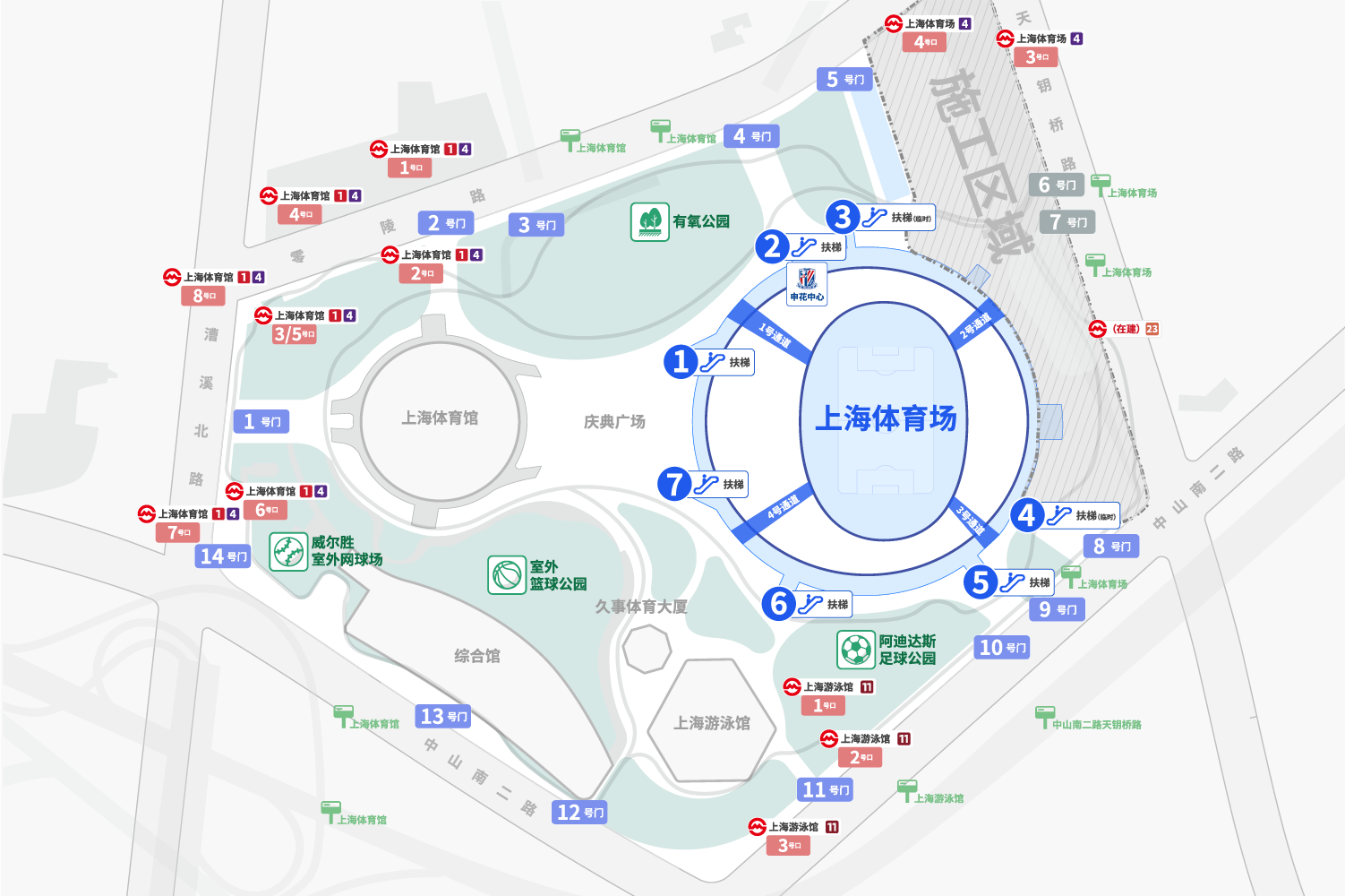 场馆地图